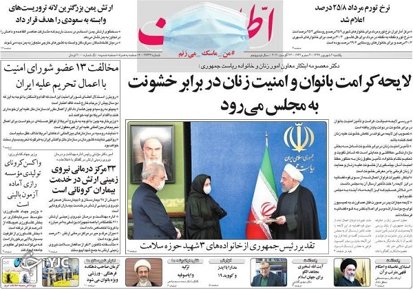 روزنامه های 2 شهریور 99