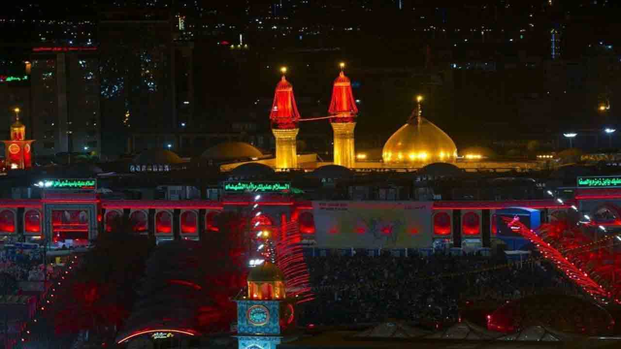 کربلای معلی در شام غریبان 