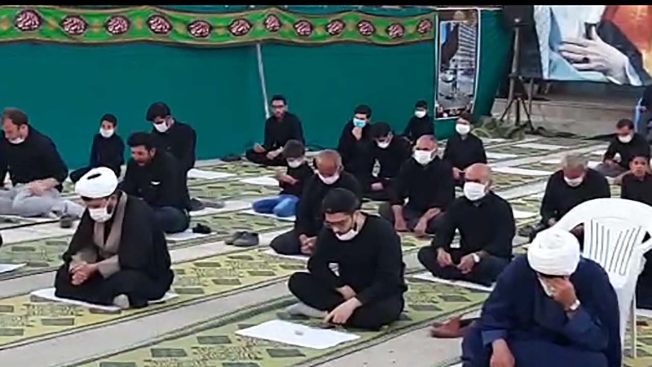 قرائت زیارت عاشورا در روستای گراچقا + فیلم