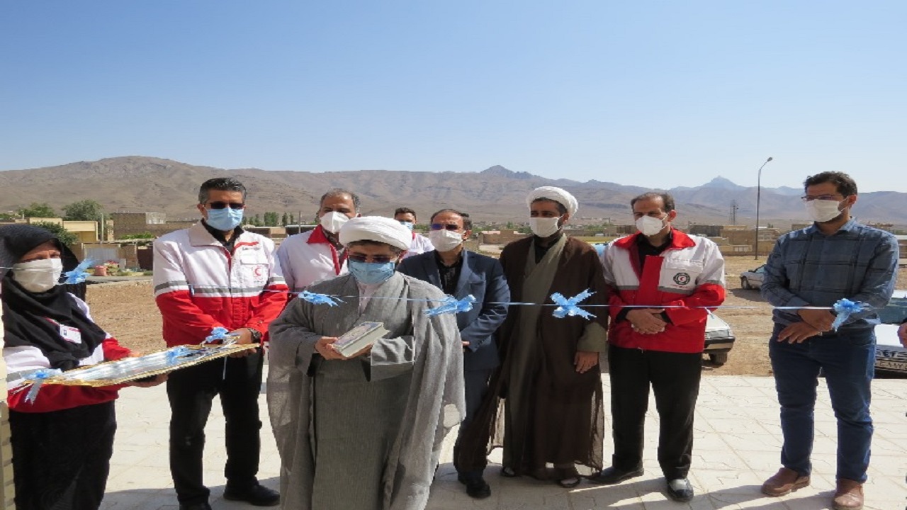 افتتاح خانه هلال در روستای نصر آباد تفت