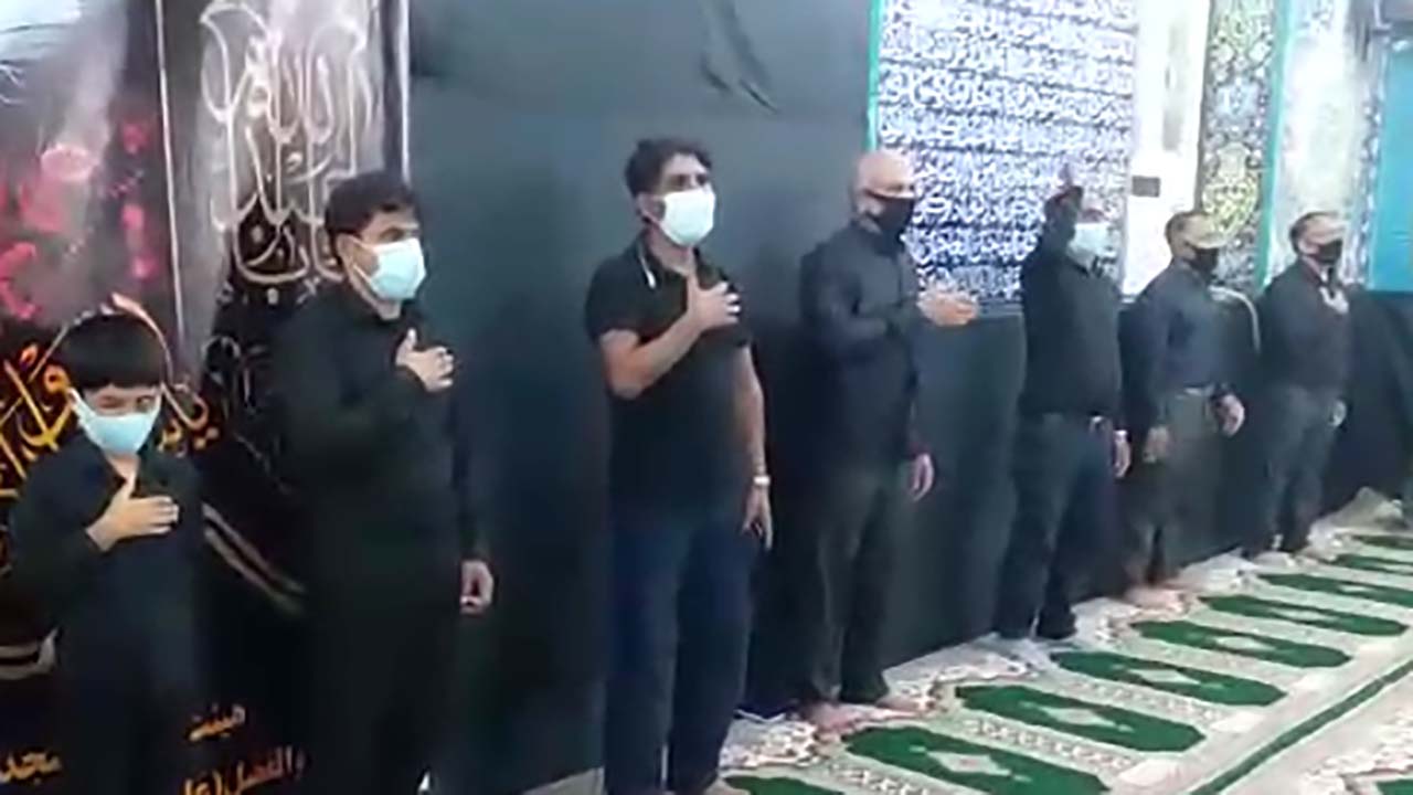 مراسم سوگواری امام حسین(ع) در روستای کنارترش + فیلم