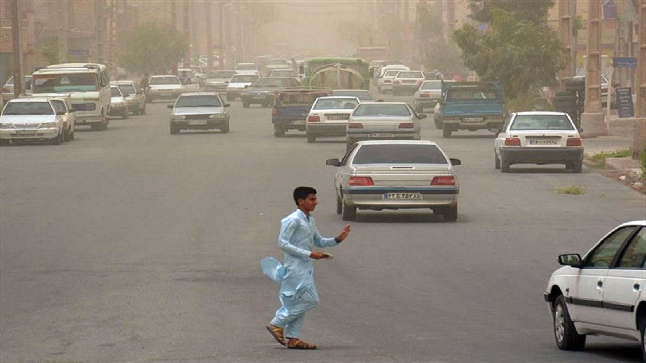 سرعت وزش باد در زابل به ۹۶ کیلومتر بر ساعت رسید