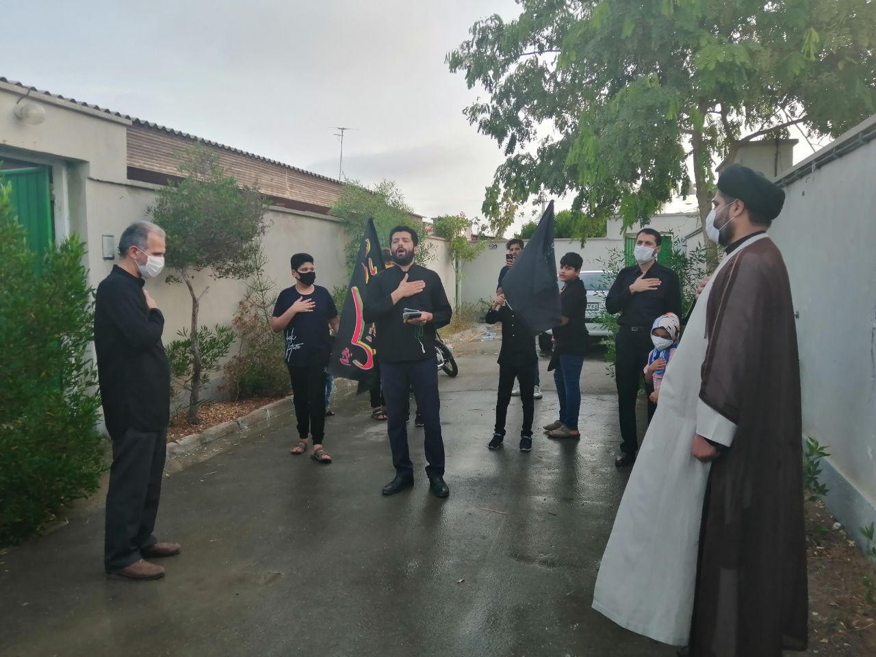 شکوه ارادت به حضرت اباعبدالله الحسین در منطقه سوم نبوت نداجا به روایت تصویر