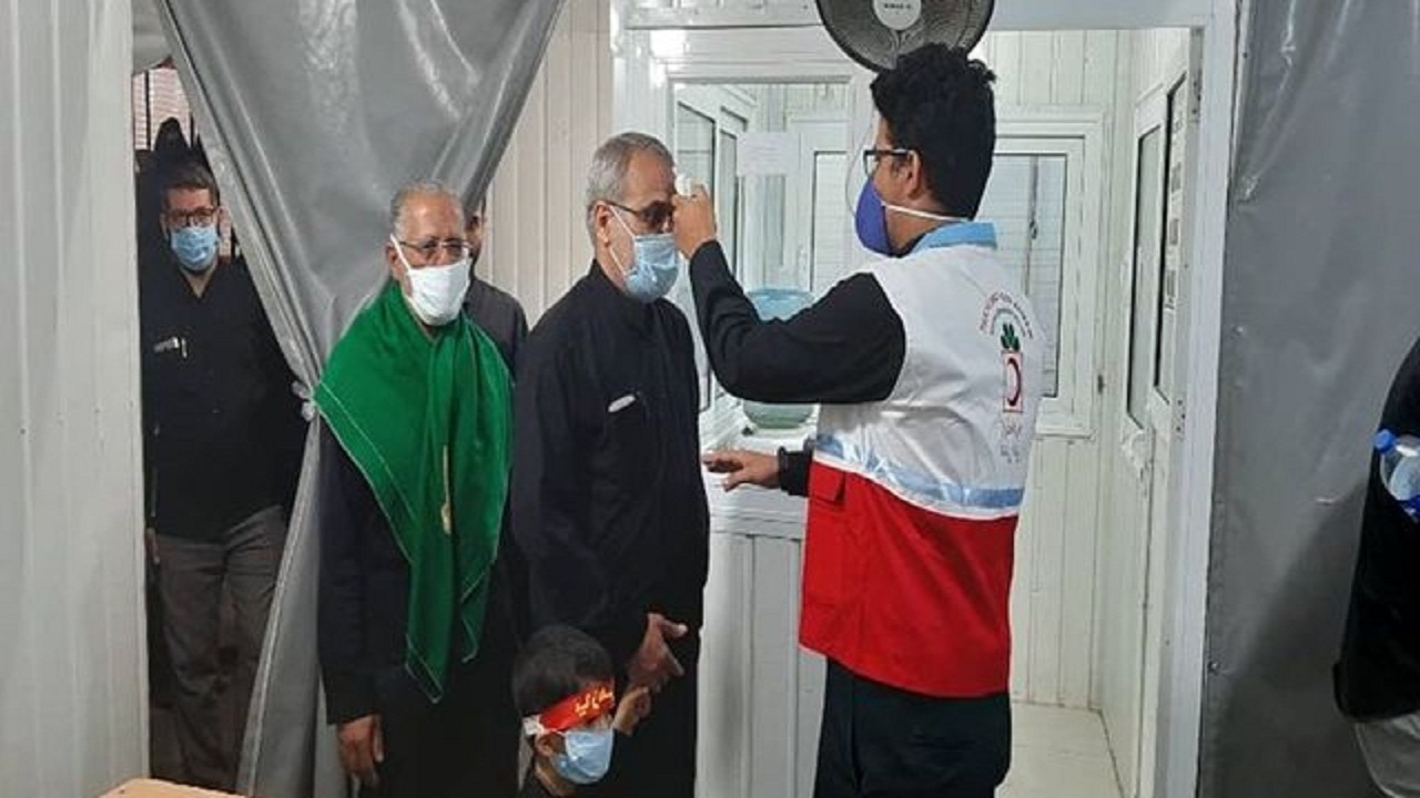 حضور خادمان حسینی هلال احمر خوزستان در طرح نذر سلامت