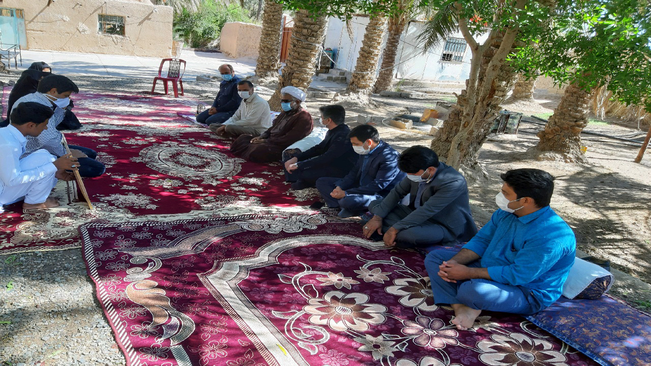 تکریم از خانواده های معظم شهدا در ریگان