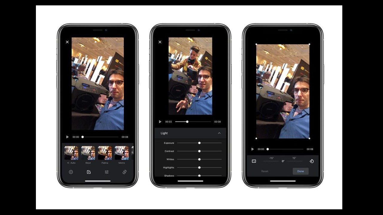 اضافه شدن قابلیت ادیت فیلم به نسخه iOS نرم افزار Google Photo