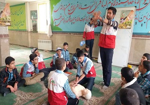 آغاز طرح آموزش همگانی خانه‌های داوطلبی جمعیت هلال احمر باغملک