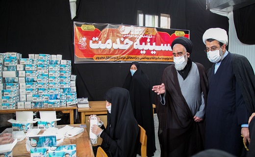 آیت الله سعیدی از فعالیت&zwnj;های قرارگاه فاطمی بازدید کرد