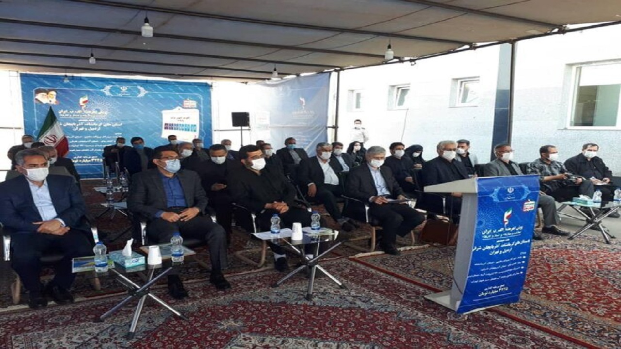 رئیس جمهور سه طرح تولید برق در استان اردبیل را افتتاح کرد