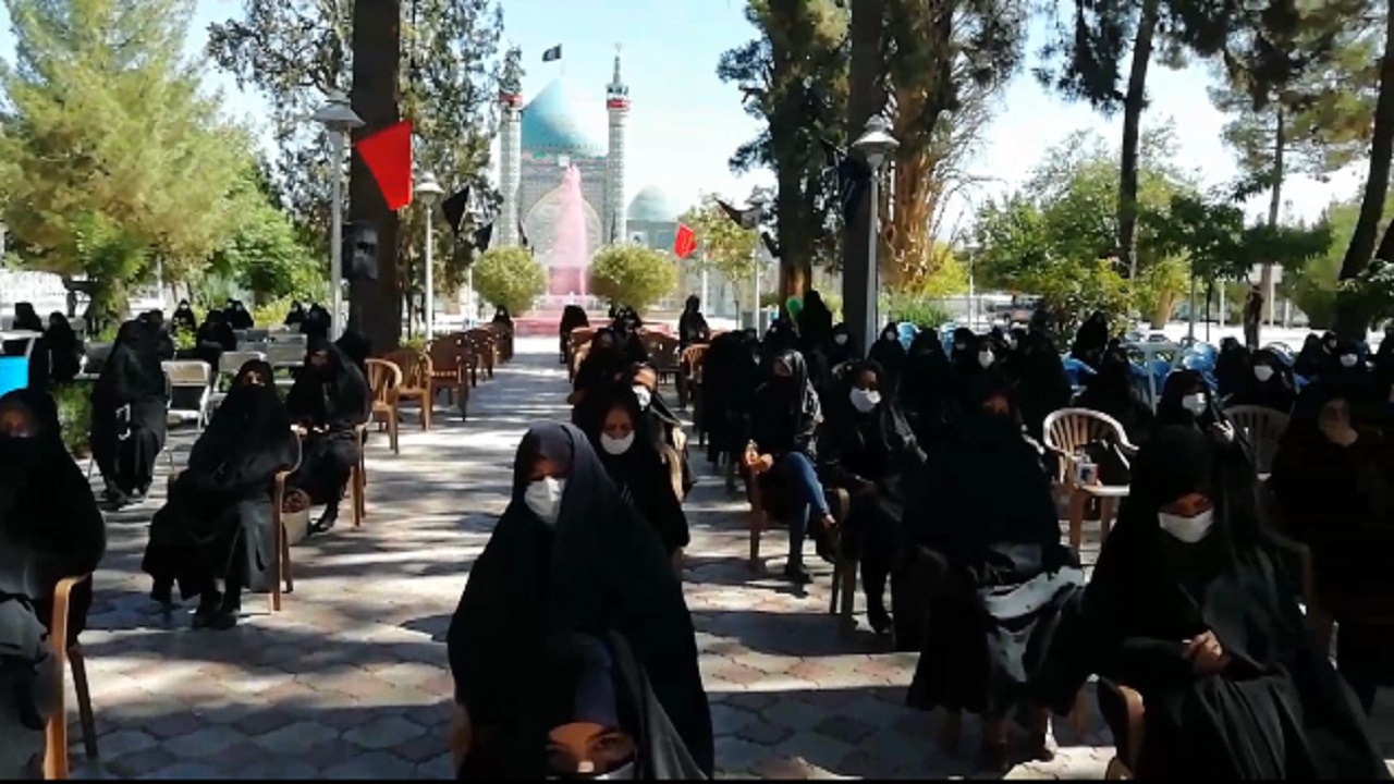 تجمع بزرگ رهروان زینبی (س) در کاشمر + فیلم
