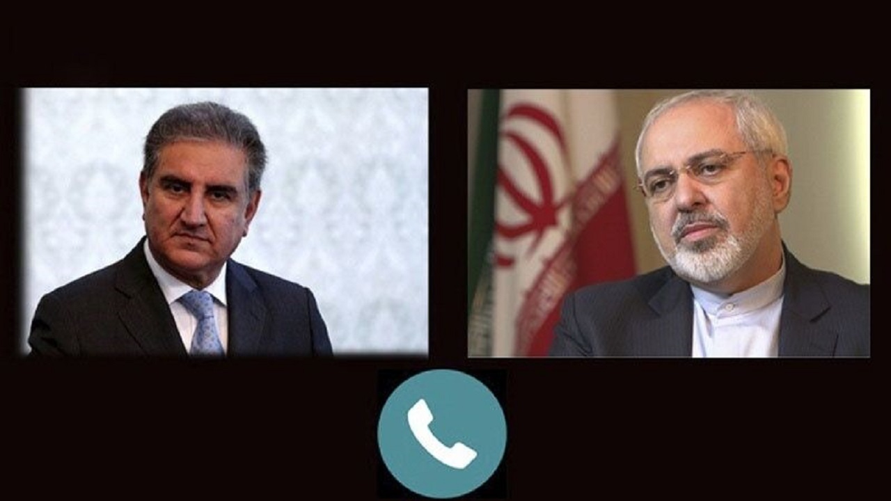 بررسی آخرین تحولات کشمیر در در گفت‌وگوی تلفنی ظریف و وزیر خارجه پاکستان