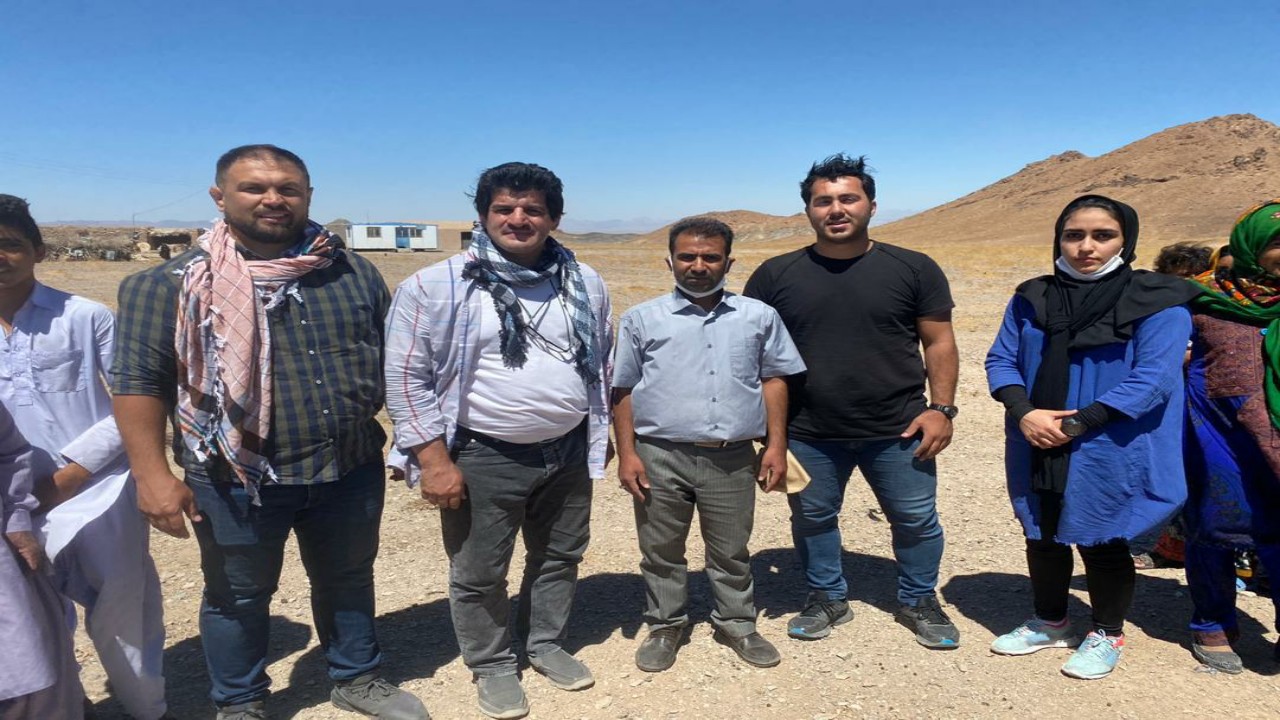 حضور جمعی از قهرمانان ملی در روستاهای مرزی خراسان جنوبی