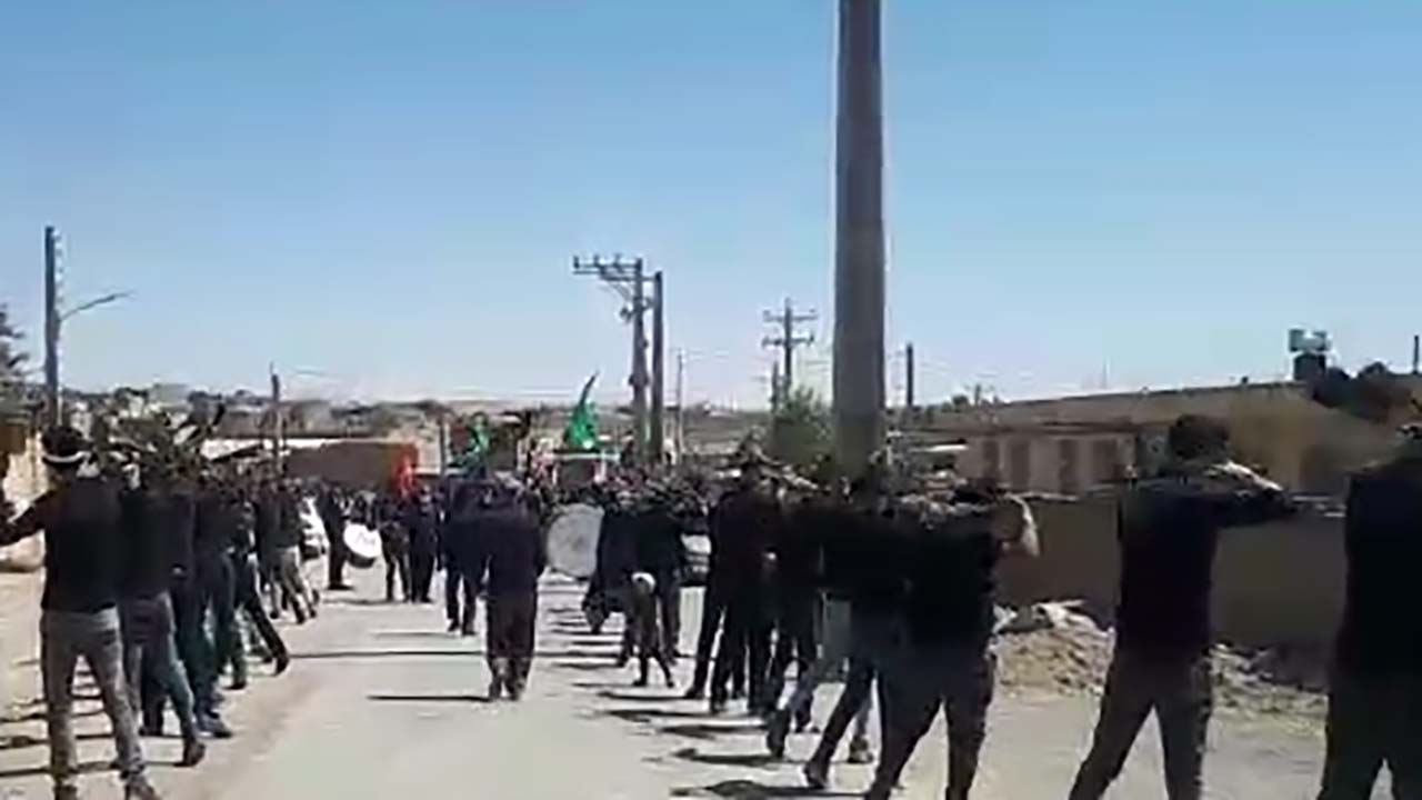 فیلمی از مراسم سوگواری سالار شهیدان در روستای پرلوک
