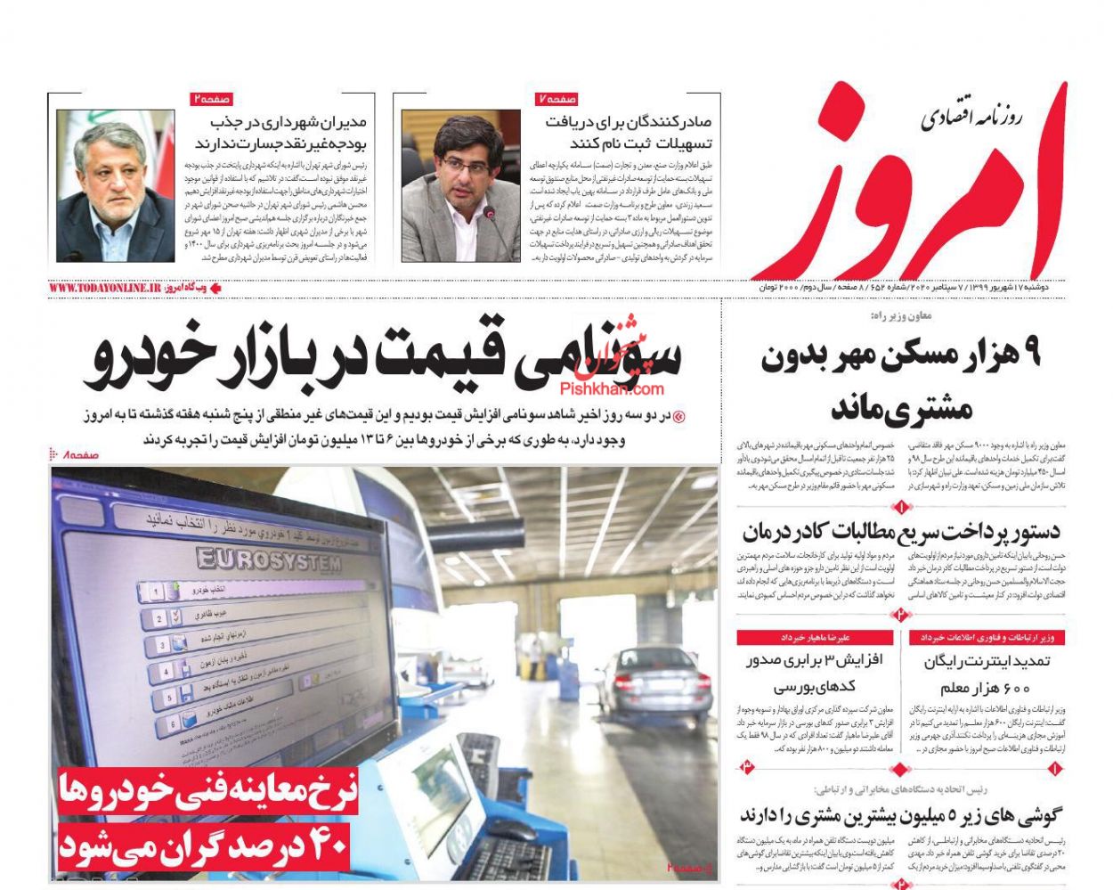 سونامی قیمت در بازار خودرو/ فرار نقدینگی از بورس/ رشد بدهی میراث کرونا