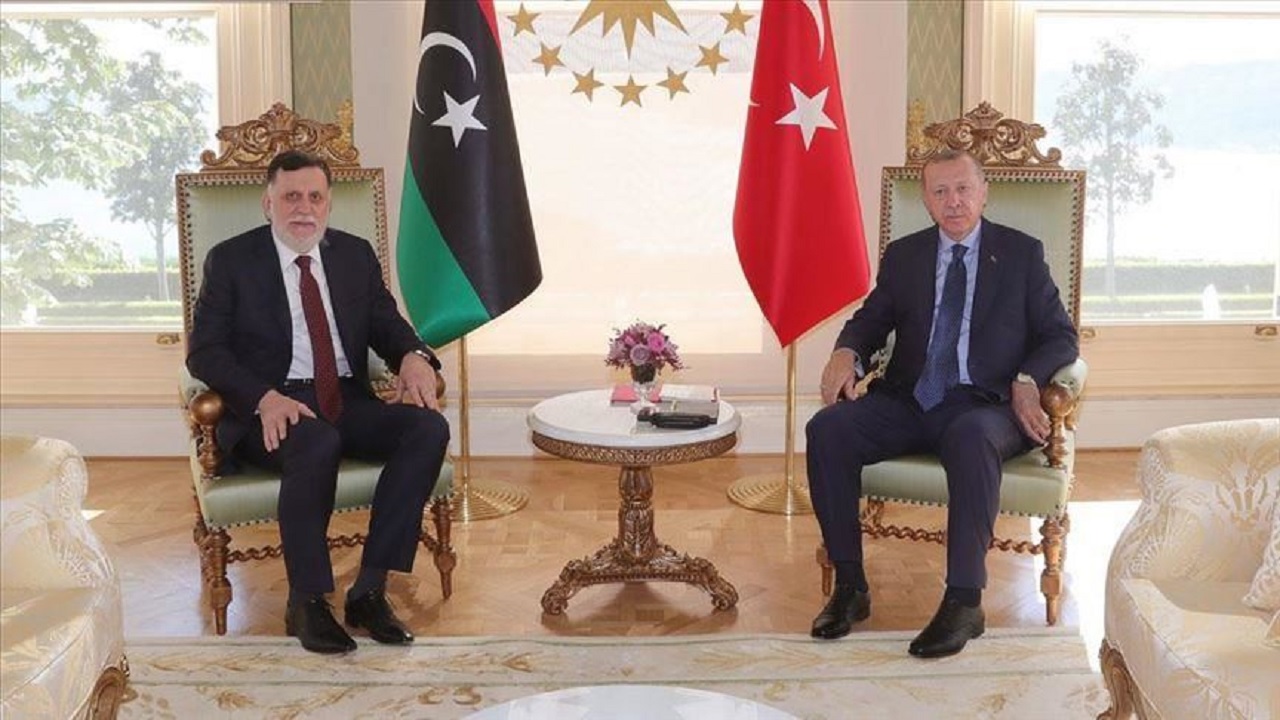 دیدار فائز السراج و اردوغان در آنکارا
