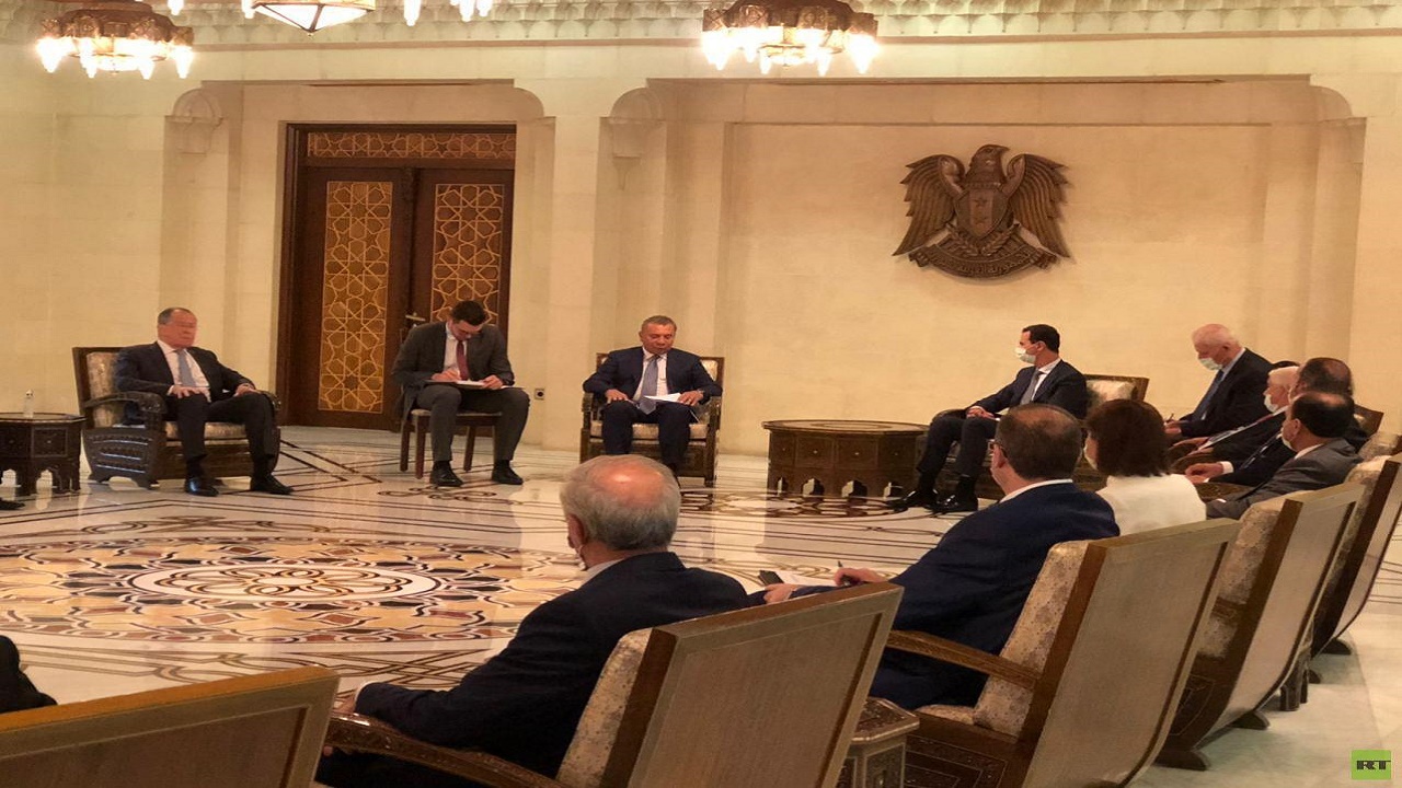 بشار اسد در دیدار با هیئت روسی: در بسیاری از مسائل پیشرفت حاصل شده است