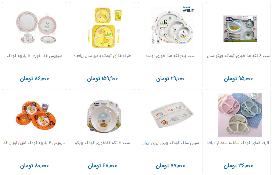 ست غذا خوری کودک را چند بخریم؟