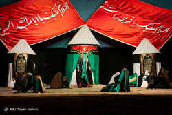 برپایی خیمه عزا در امامزاده موسی مبرقع(ع) قم