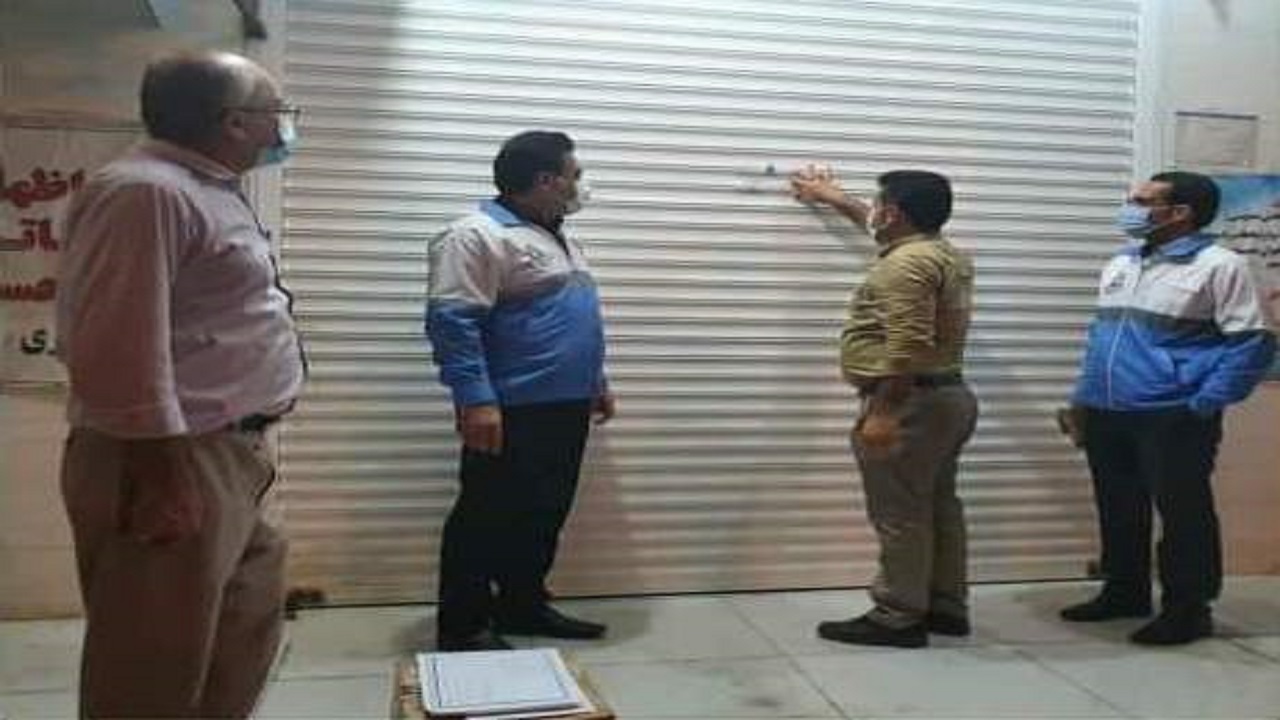 یک دفتر پیشخوان در بندر ماهشهر پلمب شد