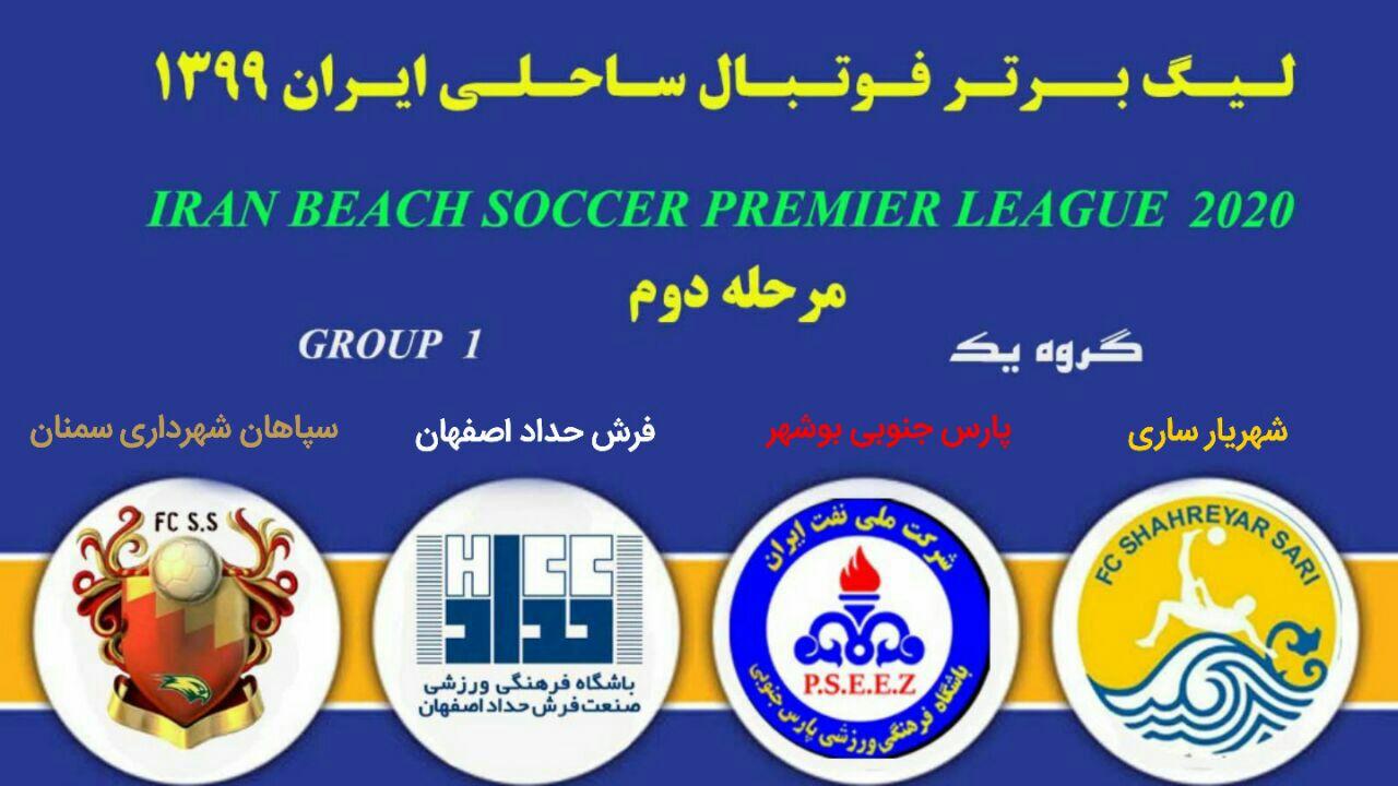آغاز رقابت شهریار در مرحله دوم لیگ برتر فوتبال ساحلی کشور