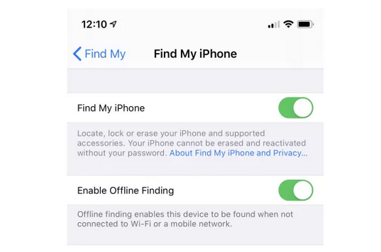 سرویس Find my phone