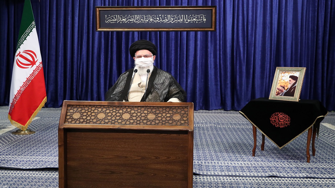 نشست تصویری رهبر انقلاب با جلسه هیئت وزیران