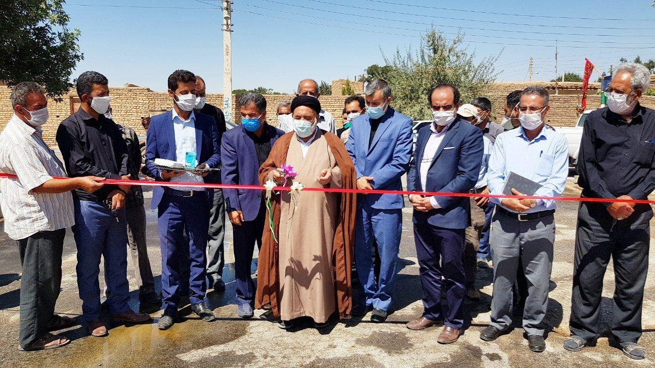 افتتاح چند طرح عمرانی و کشاورزی در بوئین زهرا
