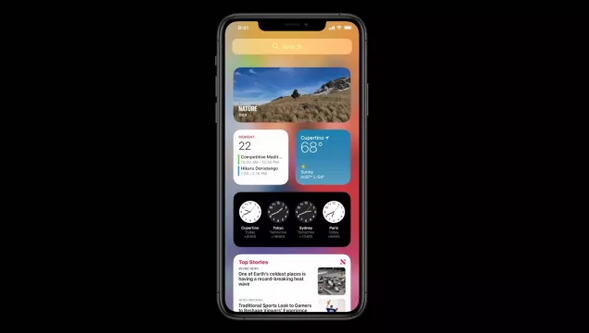 قابلیت ویجت در iOS 14