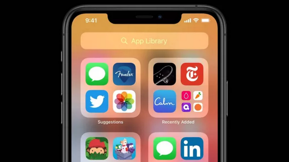 اضافه شدن محیط App Library به iOS 14