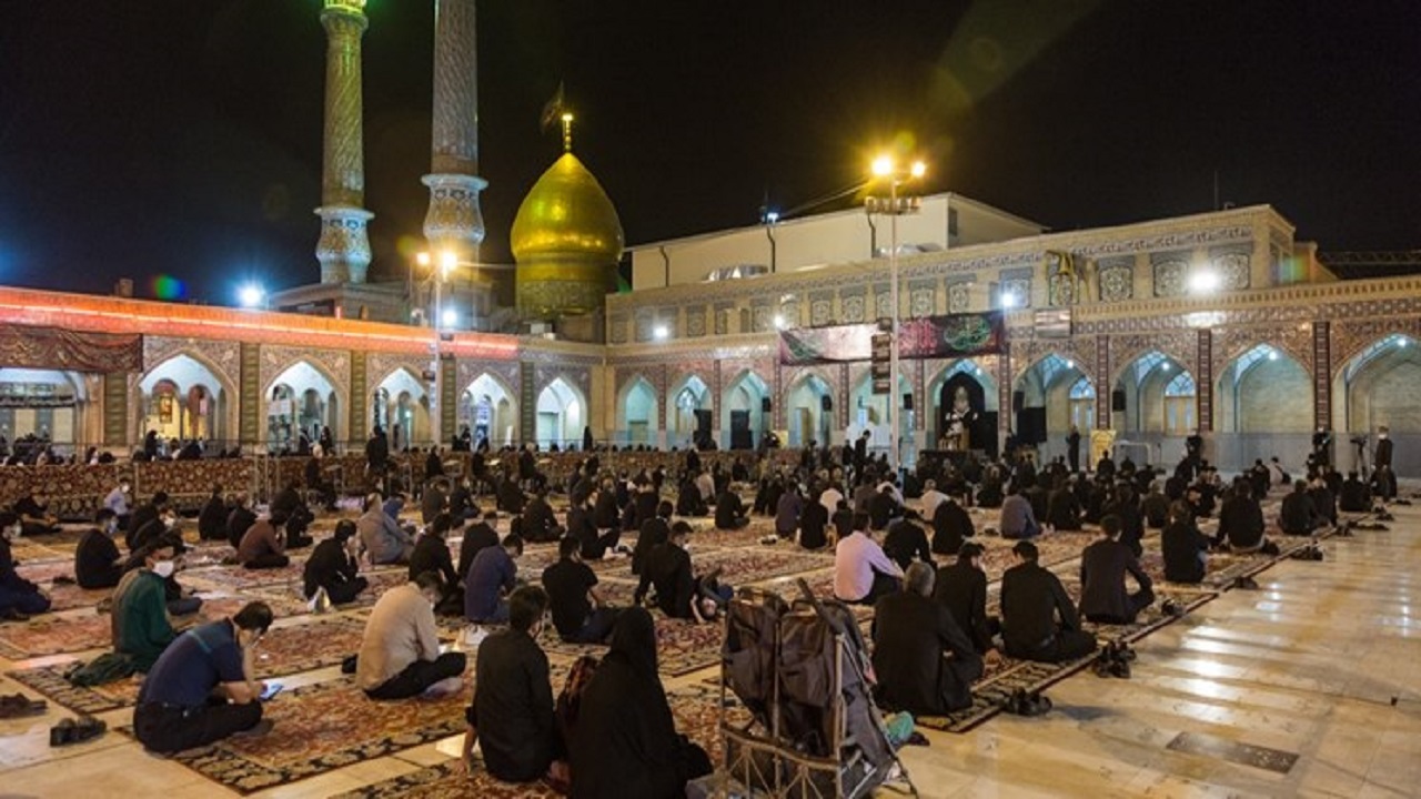 برگزاری مراسم سوگواری شهادت امام سجاد (ع) در حرم سیدالکریم