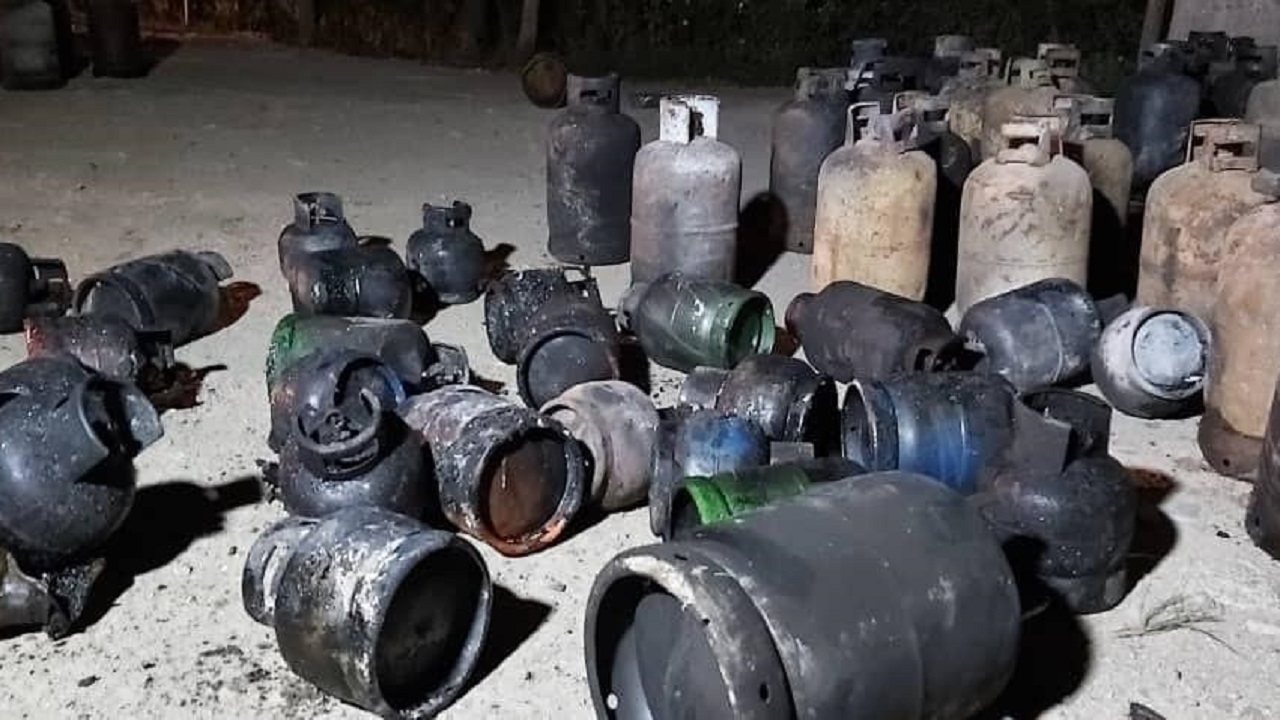 وقوع انفجار و آتش سوزی در یک کارگاه شارژ سیلندر