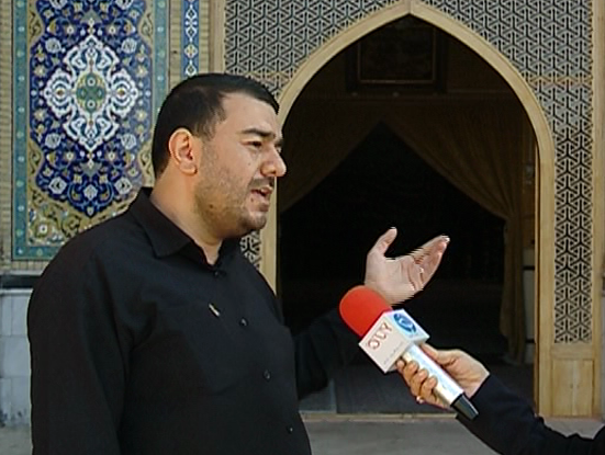 شهامی مسئول روابط عمومی حسینیه اعظم زنجان