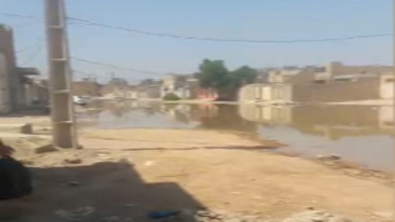 جاری شدن فاضلاب در معابر کوت عبدالله + فیلم