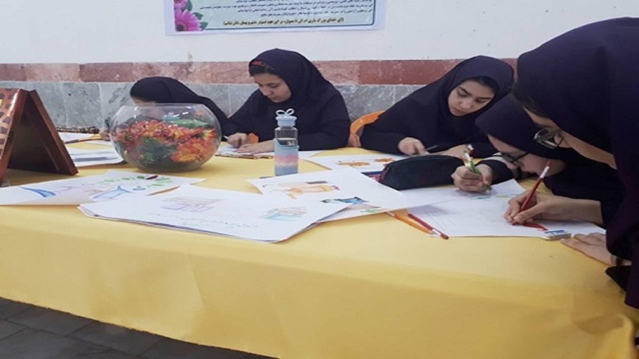 درخشش ۲ دانش آموز اهوازی در مسابقات نقاشی همگانی