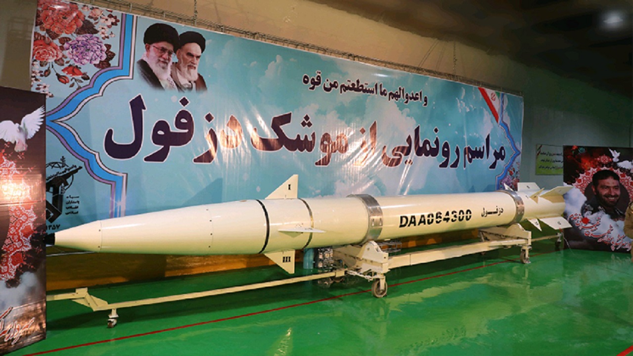 آسمان حیفا؛ زیر چتر موشک بالستیک دزفول + تصاویر