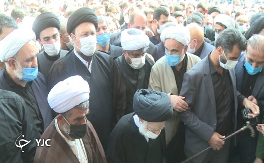 پیکر آیت الله صانعی در قم خاکسپاری شد+تصاویر پیکر آیت الله صانعی در قم خاکسپاری شد+تصاویر