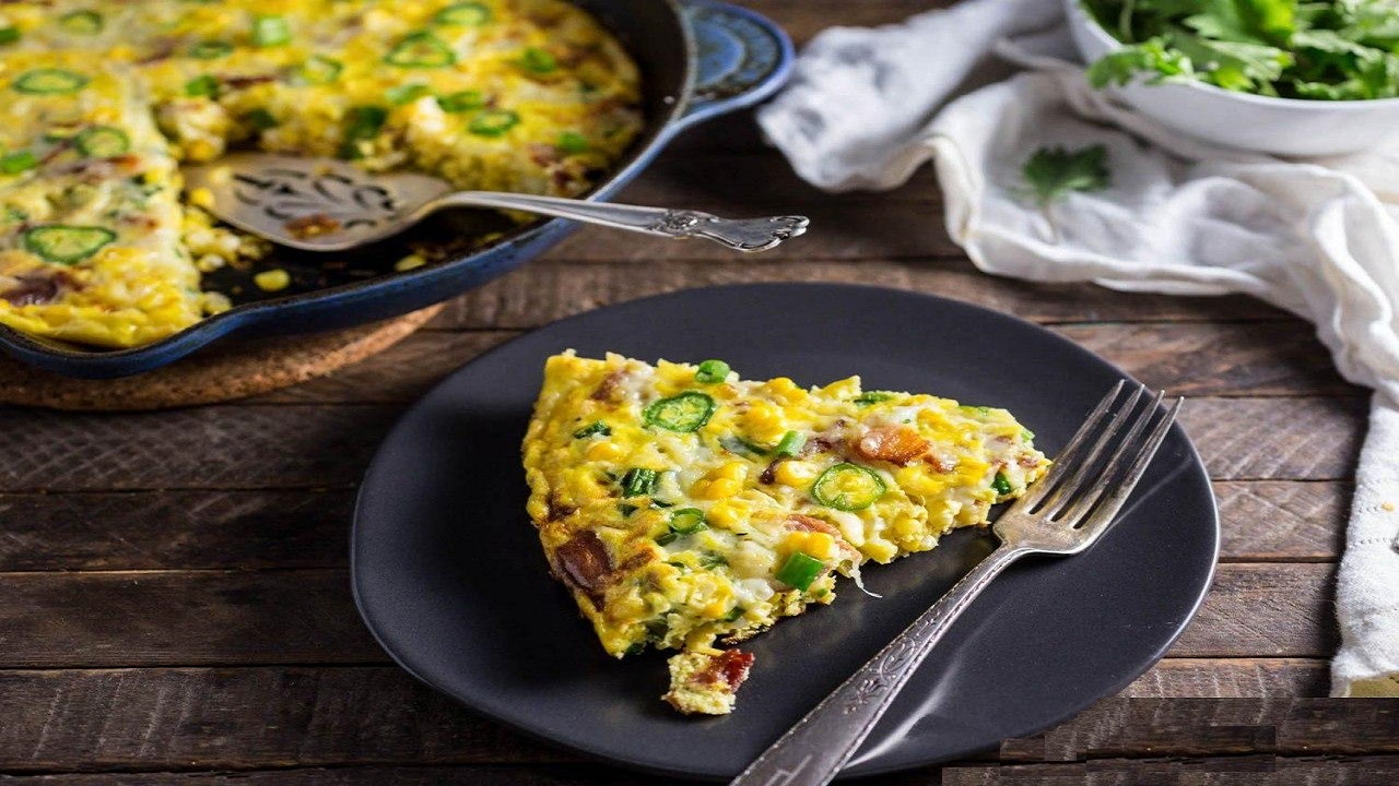 طرز تهیه فریتاتا با ژامبون و ذرت