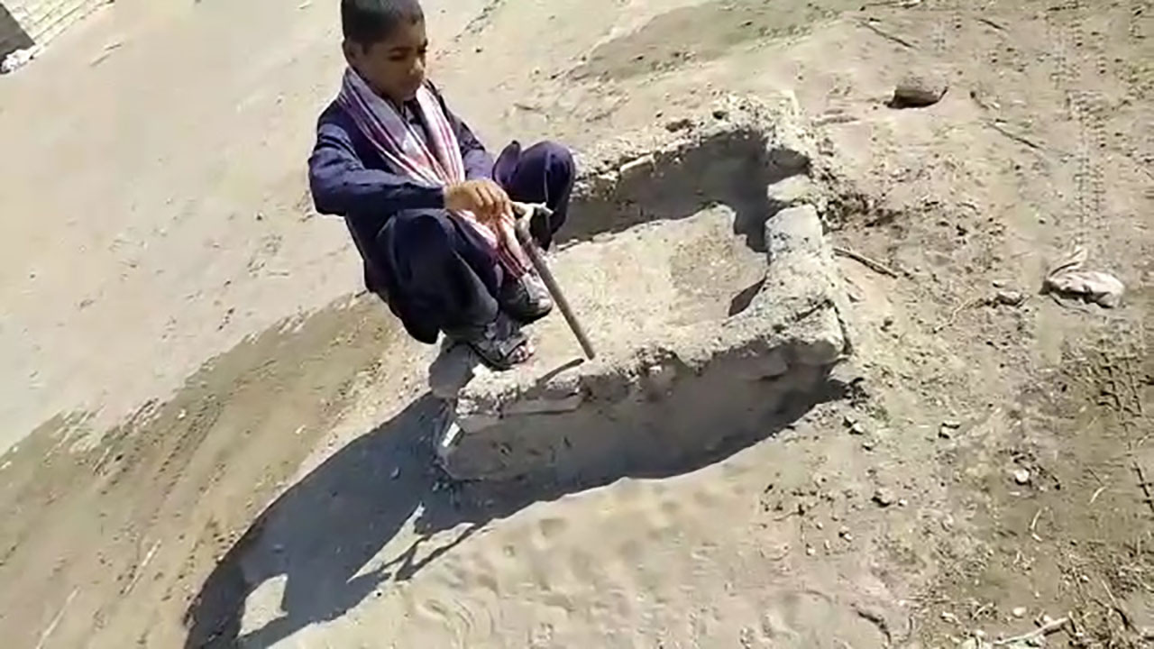 بحران بی آبی در شهرستان دلگان + فیلم