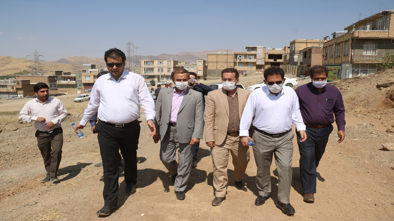 احداث پارک در ورودی نایسر سنندج