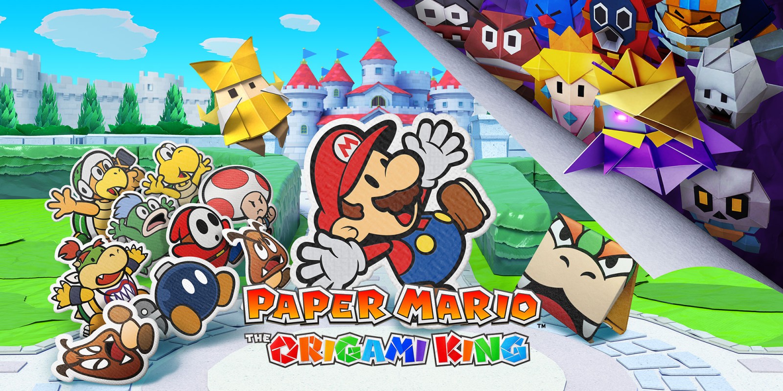 عنوان جالب و خلاقانه Paper Mario: Origami King