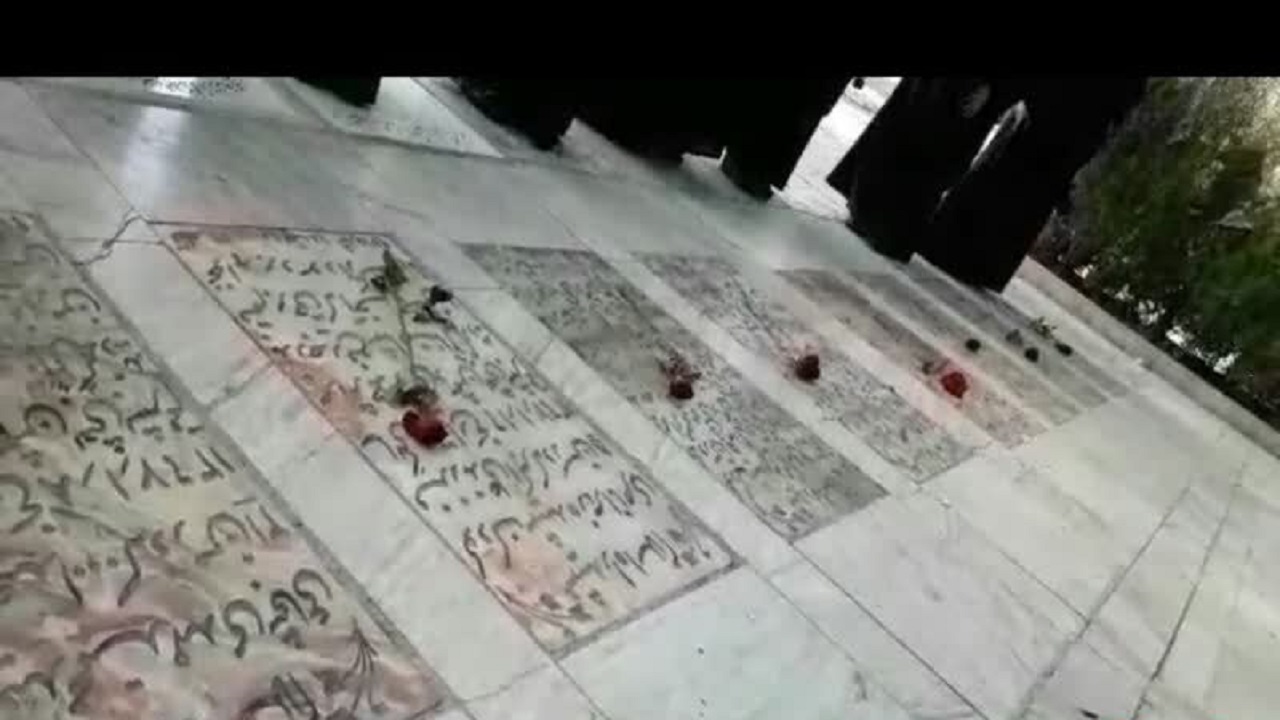 گلزار شهدای قم غبار روبی و رنگ آمیزی شد