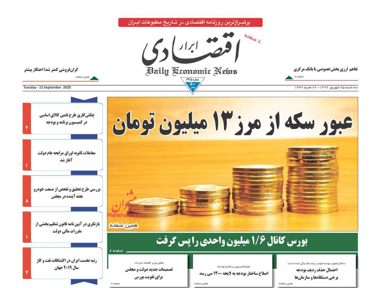 سرگردانی مستاجران برای وام ودیعه/ رانت&zwnj;زدایی از بازار دلار/ سایه روشن&zwnj;های لغو ممنوعیت سرمایه&zwnj;گذاری بانک&zwnj;ها در بورس