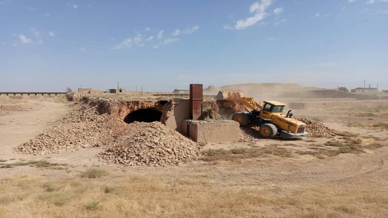 قانون، آتش بی قانونی آجرپزی نظرآباد را خاموش کرد