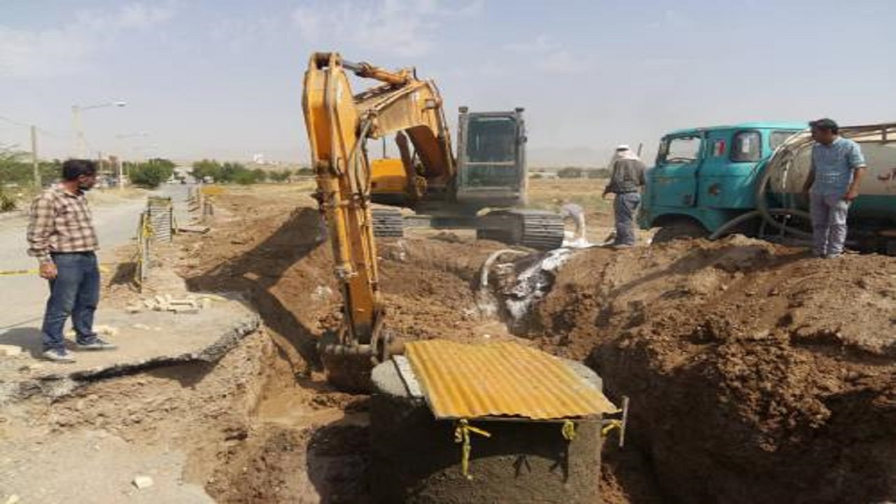 از سرگیری اجرای شبکه فاضلاب مسکن مهر قوچان پس از یک سال