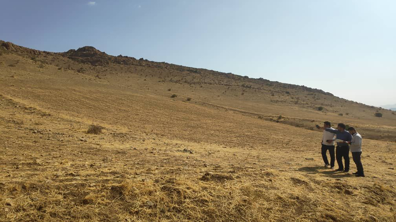 پایش اراضی ملی بالا دستی روستای قاضی آباد در مهاباد