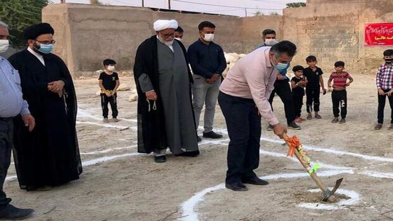 کلنگ زنی مجتمع  فرهنگی خیرساز در لامرد