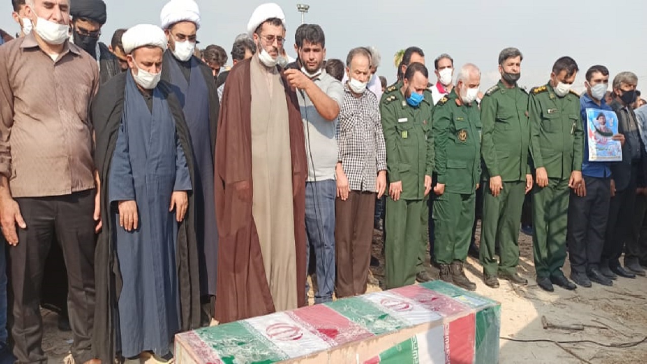 شهید محمد سعید نظری در باغملک آرام گرفت