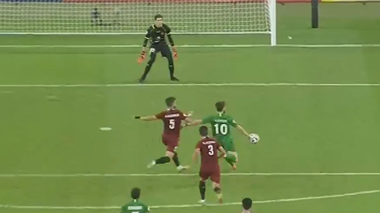 گل اول الشباب الاهلی به شهر خودرو مورخ ۲۷ شهریور ۹۹ + فیلم