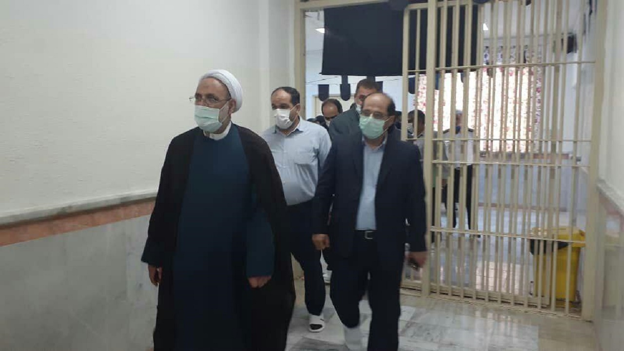 بازدید رییس کل دادگستری مازندران از زندان آمل