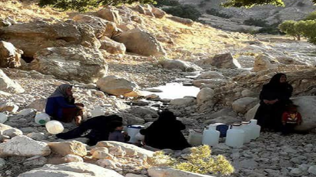 مشکلات بی‌آبی در روستای «آرزو» باغملک خوزستان + تصاویر